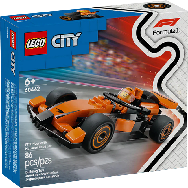 LEGO City: Piloto de F1® con Auto McLaren 0