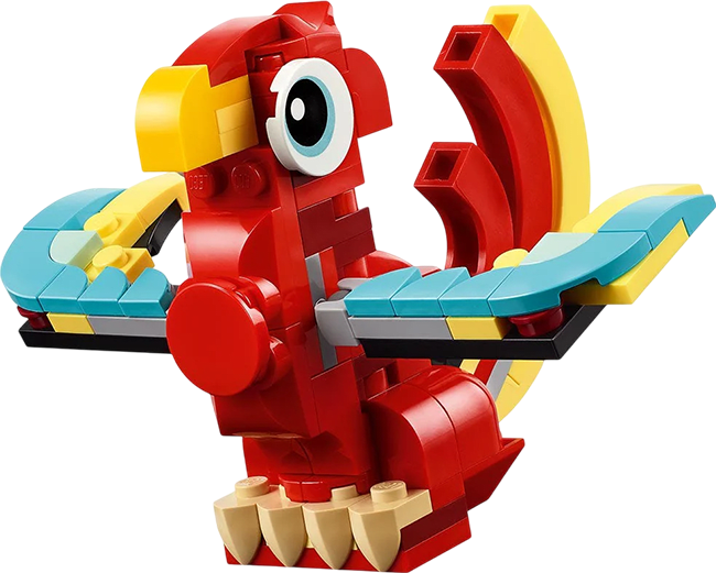 LEGO Creator: Dragón Rojo4
