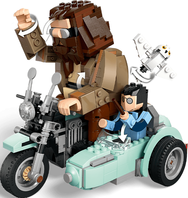 LEGO Harry Potter: Hagrid & Harry's Motorcycle Ride2