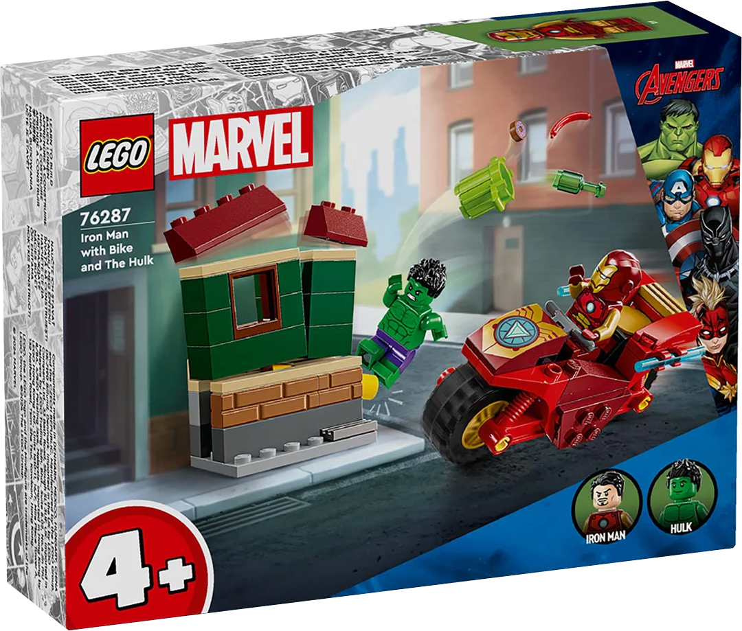 LEGO Marvel: Iron Man con Moto y Hulk 0