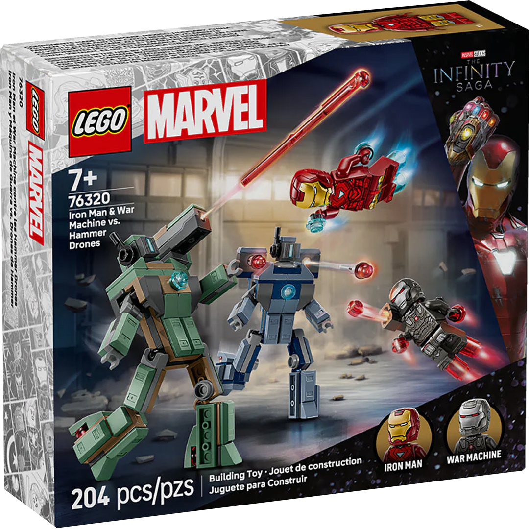 LEGO Marvel: Iron Man y Máquina de Guerra vs Drones de Hammer 0