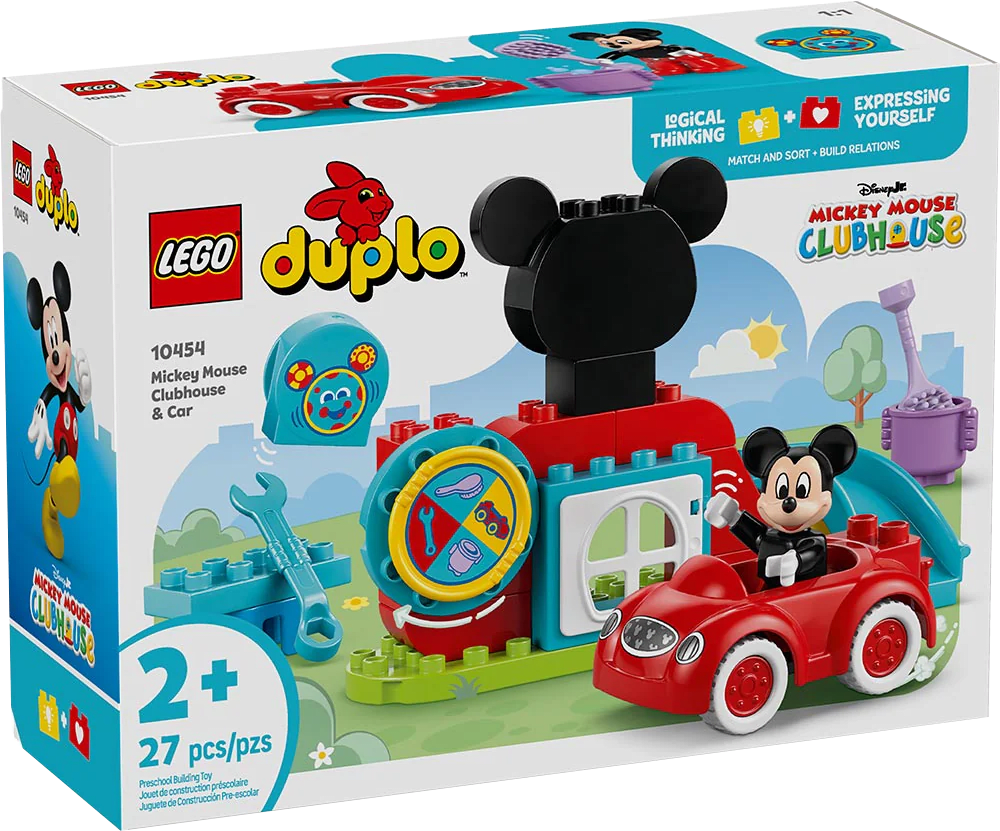 LEGO Duplo: Casa y Auto de Mickey Mouse 0