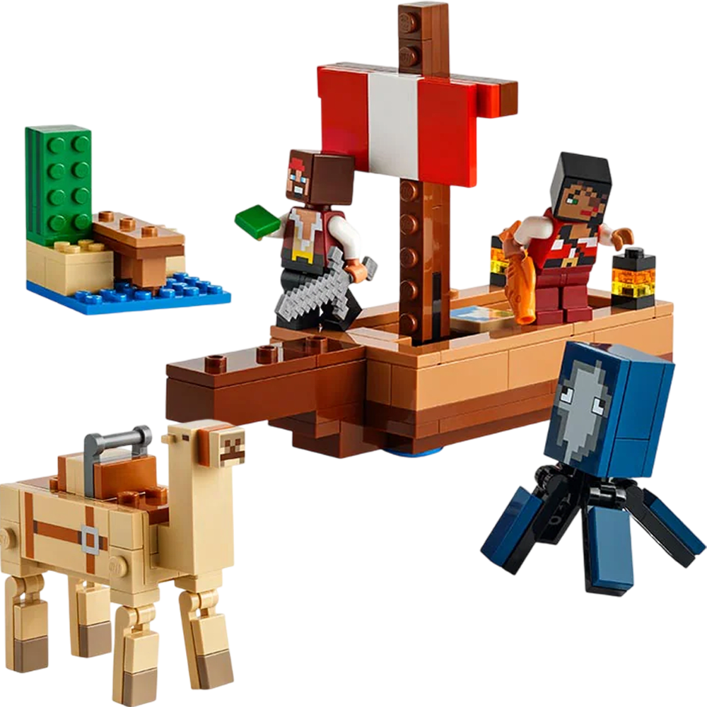 LEGO Minecraft: El Viaje en el Barco Pirata2