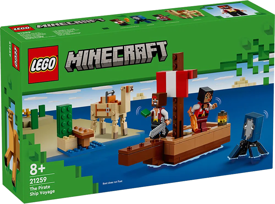 LEGO Minecraft: El Viaje en el Barco Pirata 0