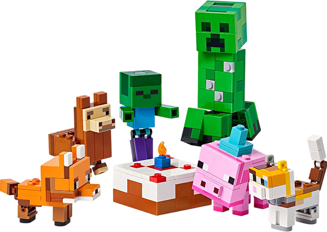 LEGO Minecraft: Fiesta de Cumpleaños del Cerdo Bebé2