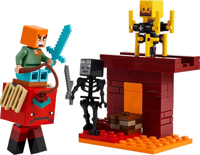 LEGO Minecraft: La Batalla de Lava del Inframundo2
