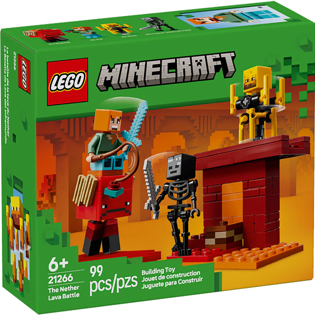 LEGO Minecraft: La Batalla de Lava del Inframundo 0