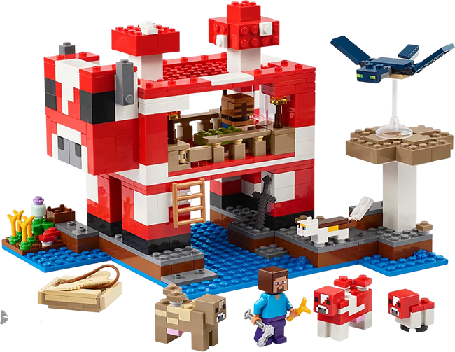 LEGO Minecraft: La Casa Champiñaca2
