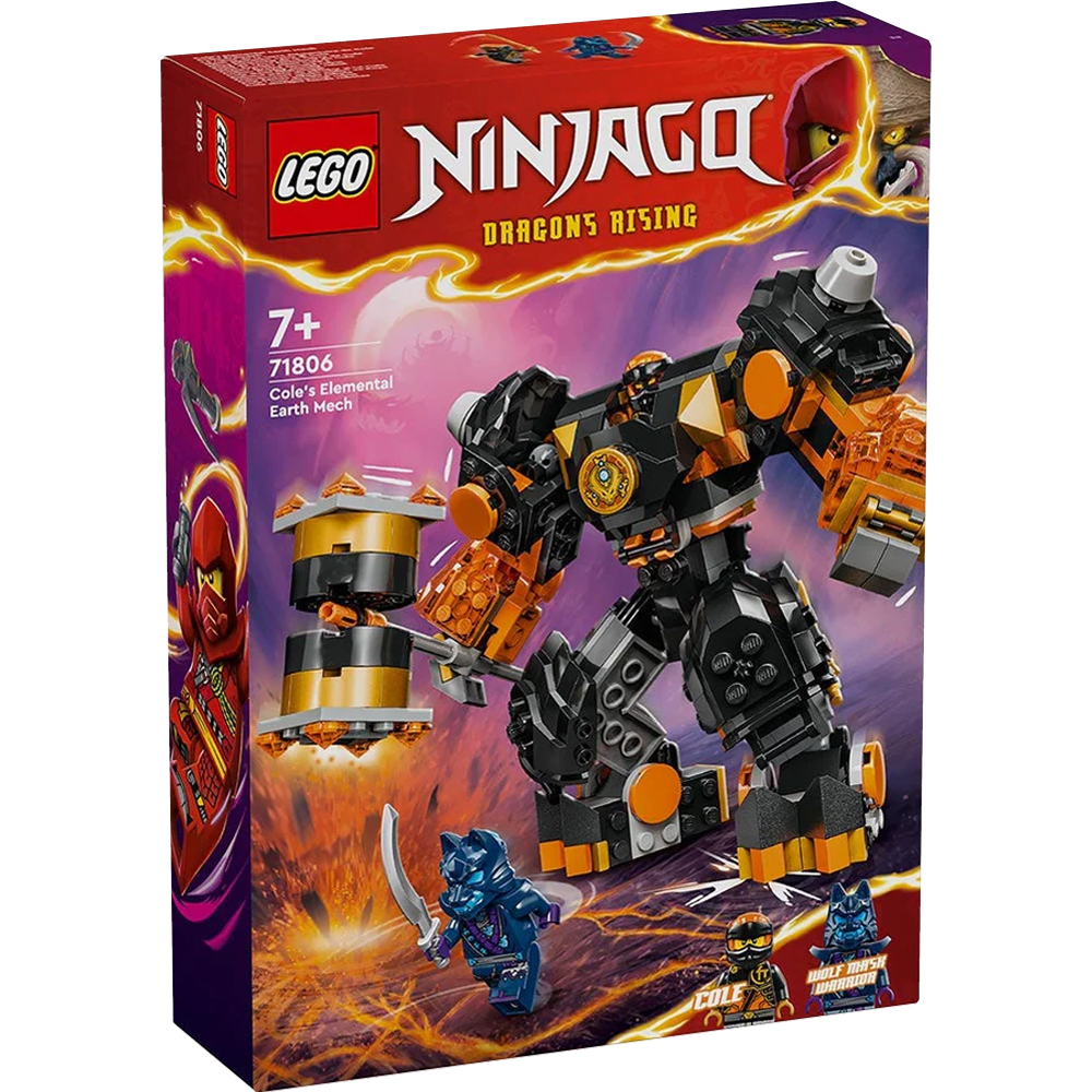 LEGO Ninjago: Mech Elemental de la Tierra de Cole 0