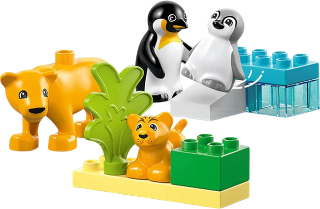 LEGO Duplo: Familias de la Fauna Salvaje: Pingüinos y Leones2