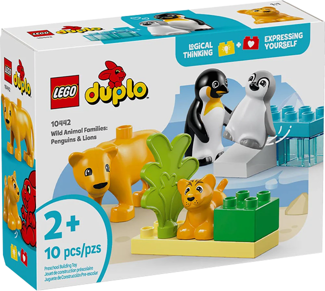 LEGO Duplo: Familias de la Fauna Salvaje: Pingüinos y Leones 0