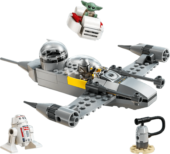 LEGO Star Wars: Caza Estelar N-1 de Mando y Grogu2
