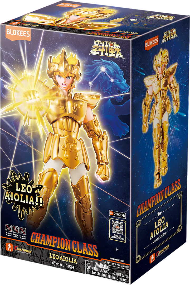 Model Kit Blokees Champion Class: Saint Seiya - Leo Aiolia 0