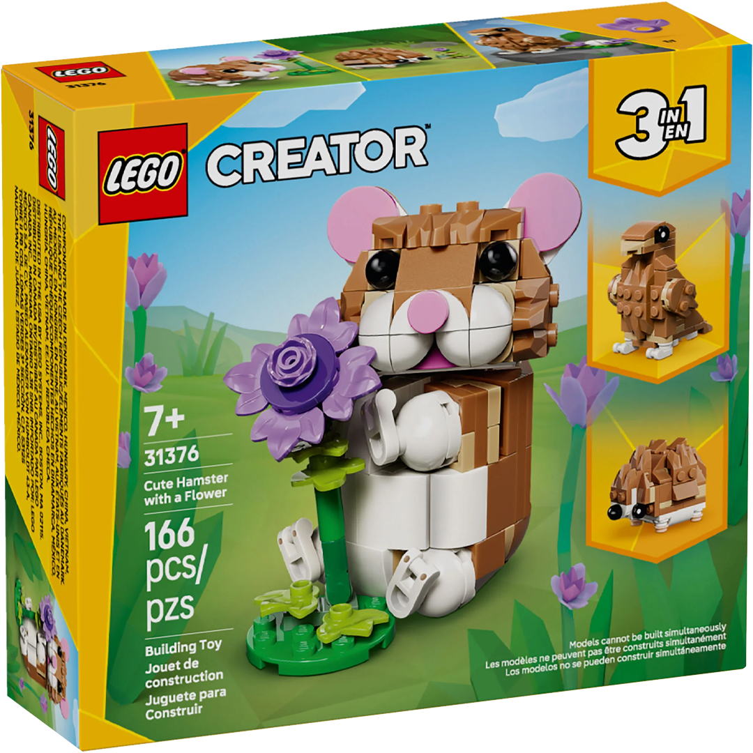 LEGO Creator: Lindo Hámster con Flor 0