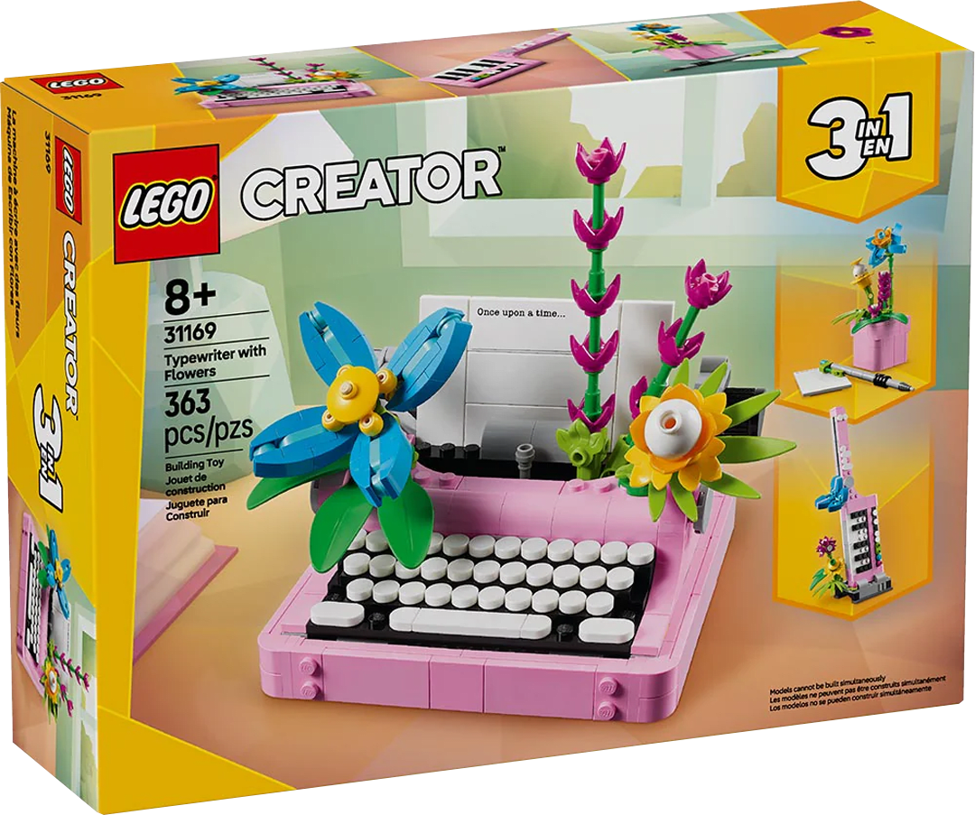 LEGO Creator: Máquina de Escribir con Flores 0