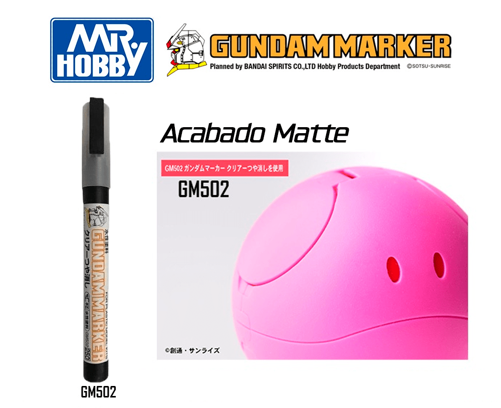 Marcador Gundam Marker GM502 Clear Matte (Water-Based)2