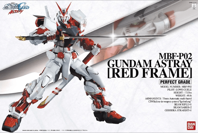 Model Kit Bandai Hobby PG: 1/60 GUNDAM ASTRAY RED FRAME 0