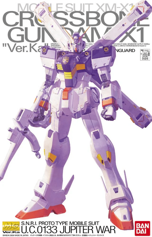 Model Kit Bandai Hobby MG: Crossbone Gundam X-1 Ver. Ka 0