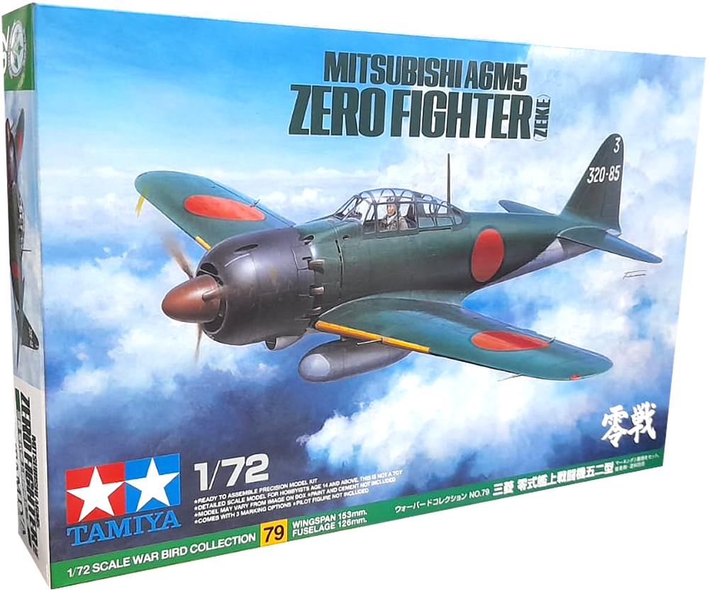 Model Kit Tamiya: Mitsubishi A6M5 Zero Fighter Zeke 0