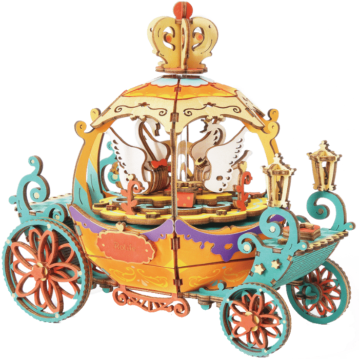 Puzzle 3D Robotime: Pumpking Carriage2