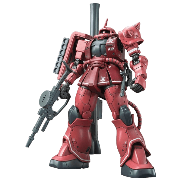 Model Kit Bandai Hobby HG: MS-06S Zaku II Principality Of Zeon Char Aznable Mobile Suit RedComet ver2