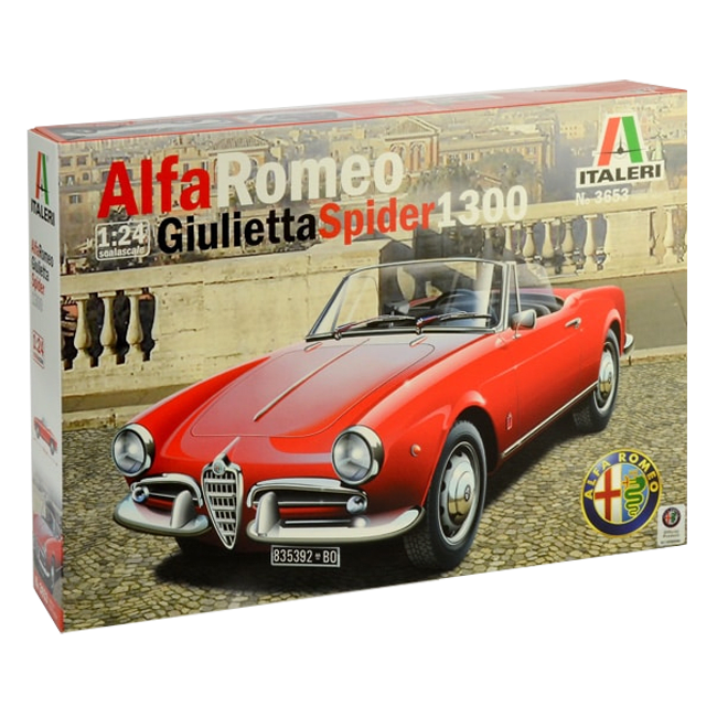 Model Kit Italeri: Alfa Romeo Giulietta Spider 1300 0