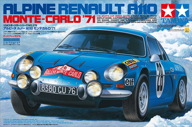 Model Kit Tamiya: Alpine Renault A110 Monte-Carlo '71 0