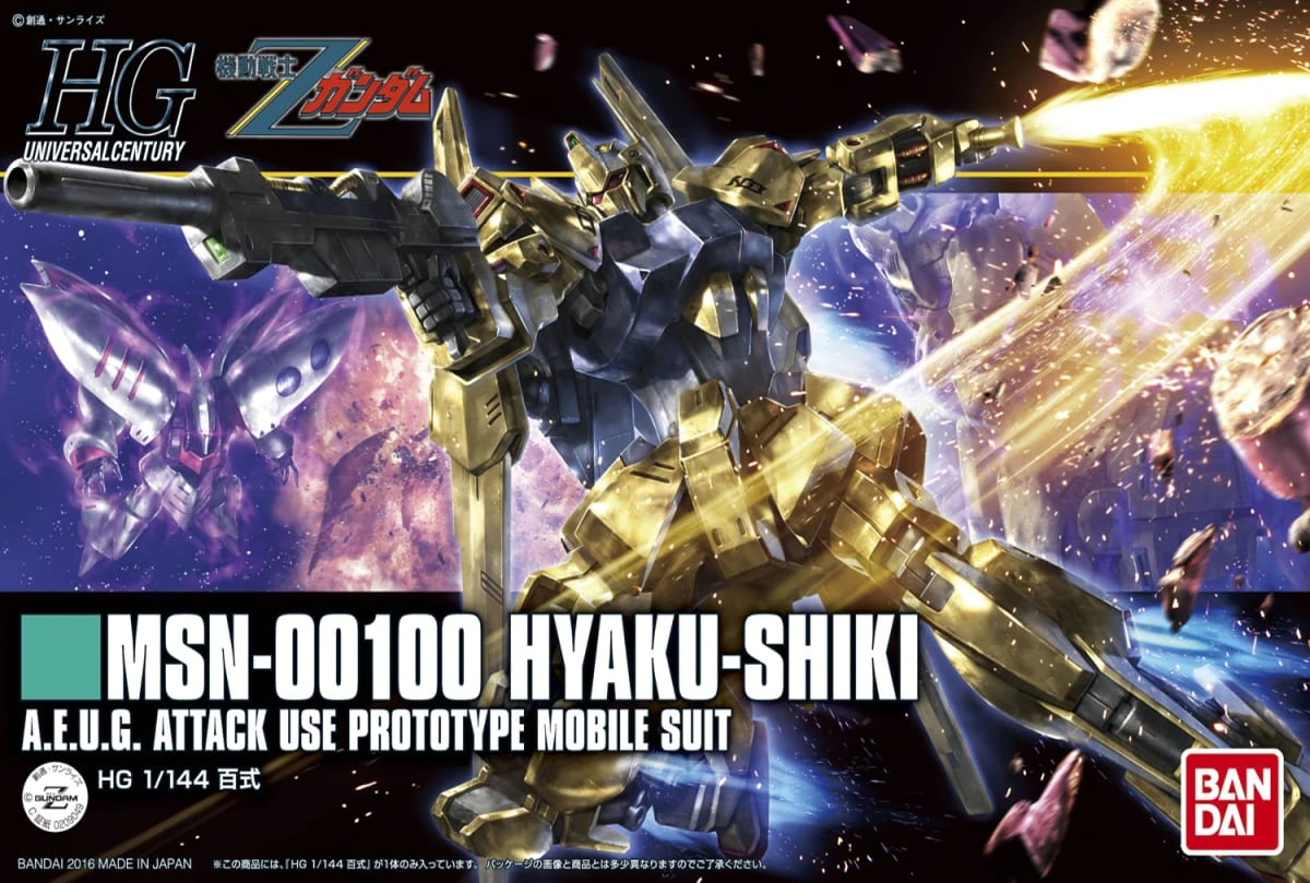 Model Kit Bandai Hobby HG: MSN-00100 Hyaku-Shiki 0