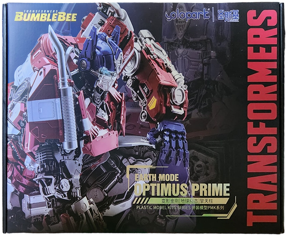 Model Kit Yolopark Transformers Bumblebee The Movie: Earth Mode Optimus Prime 2