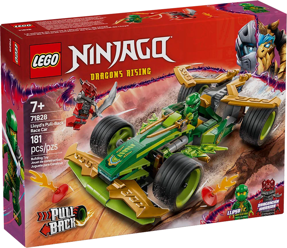 LEGO Ninjago: Auto de Carreras con Motor de Carga Manual de Lloyd 0