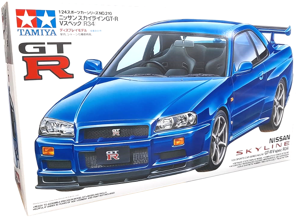 Model Kit Tamiya: Nissan Skyline GT-R V-spec R34 0