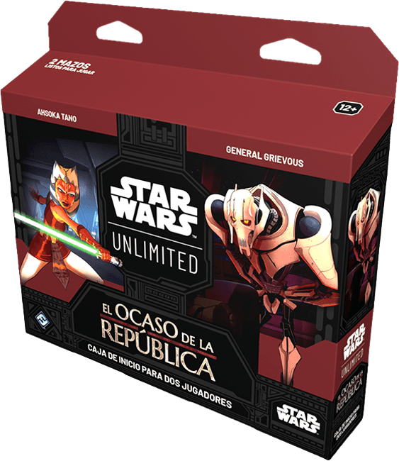 Caja de Inicio para 2 jugadores Star Wars Unlimited: El Ocaso de la República 0