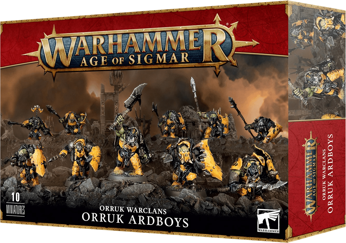 WH AOS Orruk Warclans: Orruk Ardboys 0