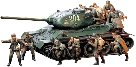 Model Kit Tamiya: Military Miniatures Russian Army Assault Infantry2