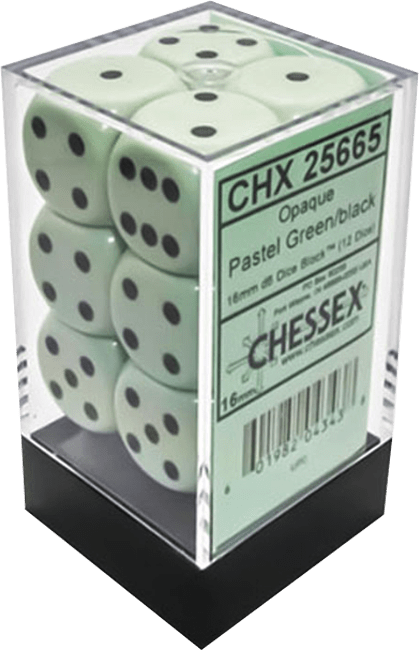 Chessex 12d6 16mm Opaque 0