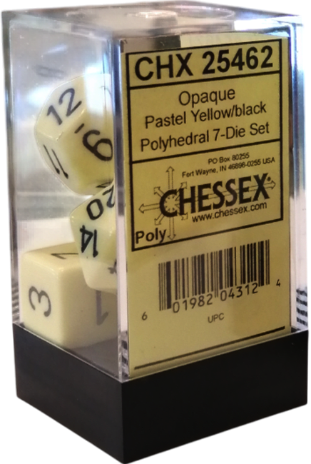 Chessex 7-Die Set Opaque3