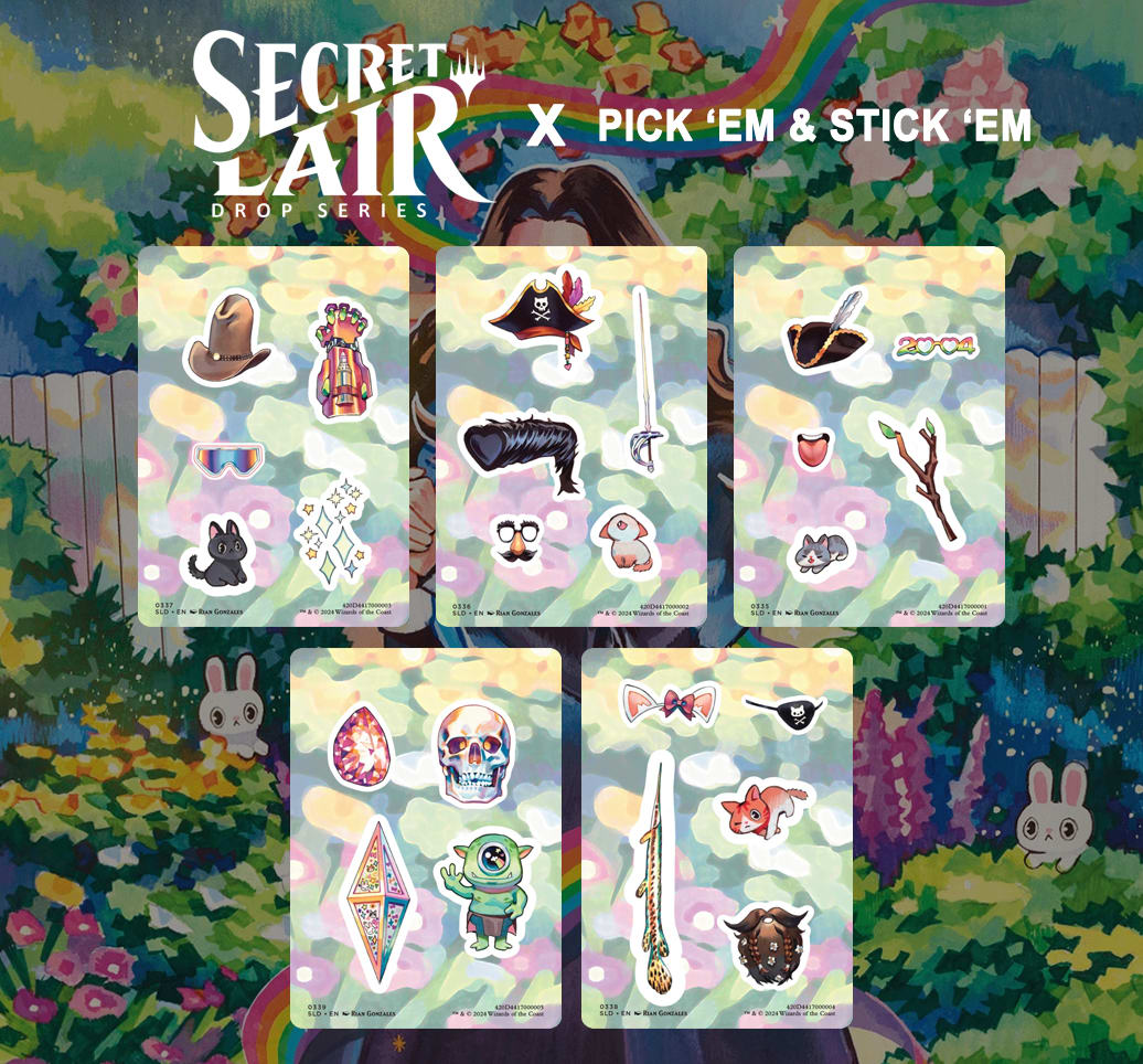 Secret Lair MTG: Pick Em & Stick Em (FOIL)3