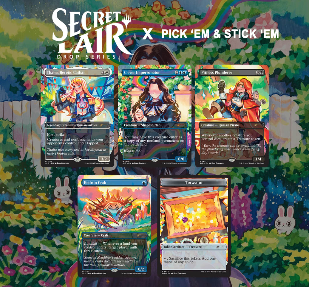 Secret Lair MTG: Pick Em & Stick Em (FOIL)2
