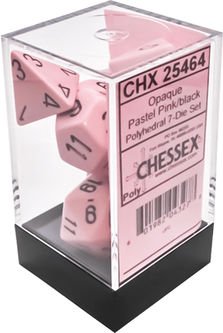 Chessex 7-Die Set Opaque1