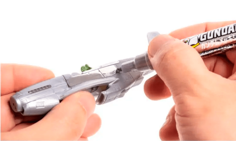 Marcador Gundam Marker EX XGM100 Plated Silver (Alcohol-Based)2