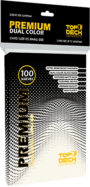 Protectores Top Deck Premium Dual Color Small Size4