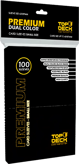 Protectores Top Deck Premium Dual Color Small Size3