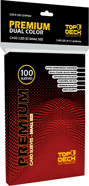 Protectores Top Deck Premium Dual Color Small Size2