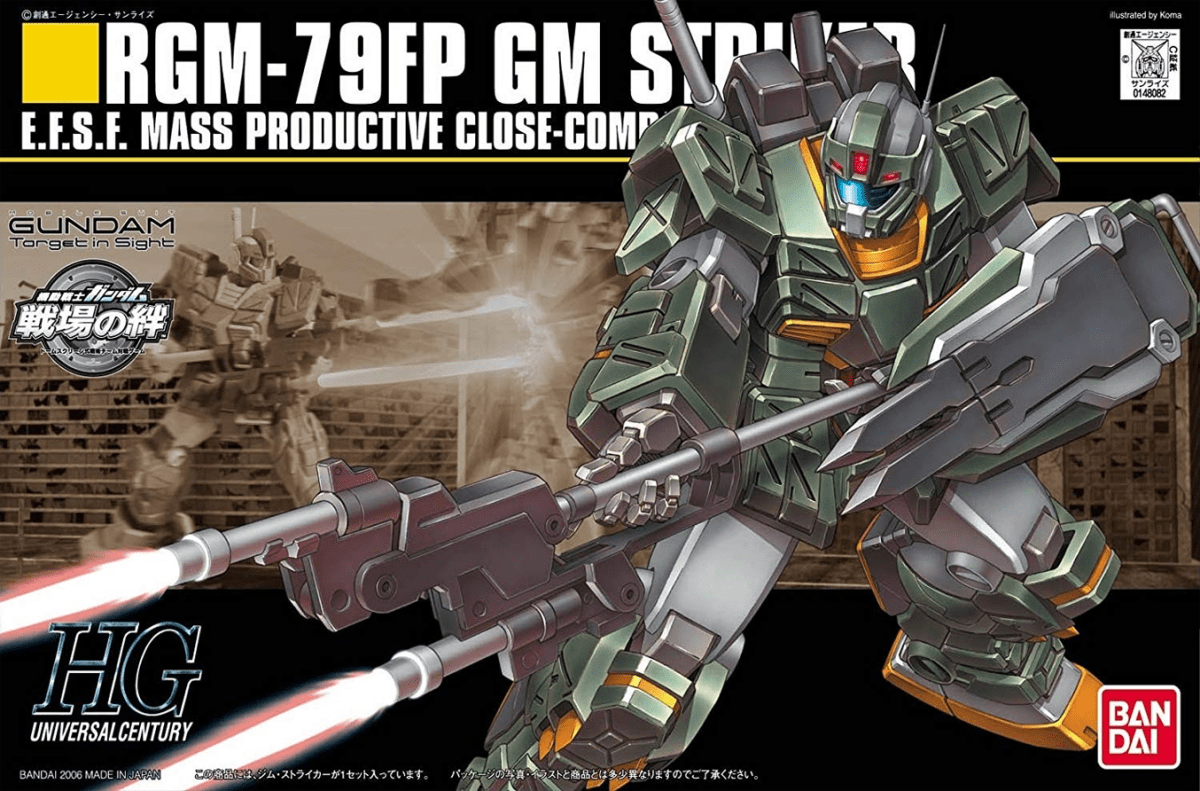 Model Kit Bandai Hobby HGUC: RGM-79FP GM Striker 0