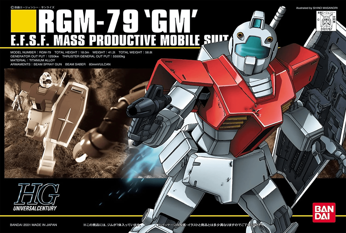 Model Kit Bandai Hobby HGUC: RGM-79 GM 0