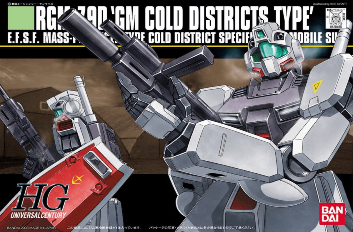 Model Kit Bandai Hobby HGUC: RGM-79D GM Cold District Type 0