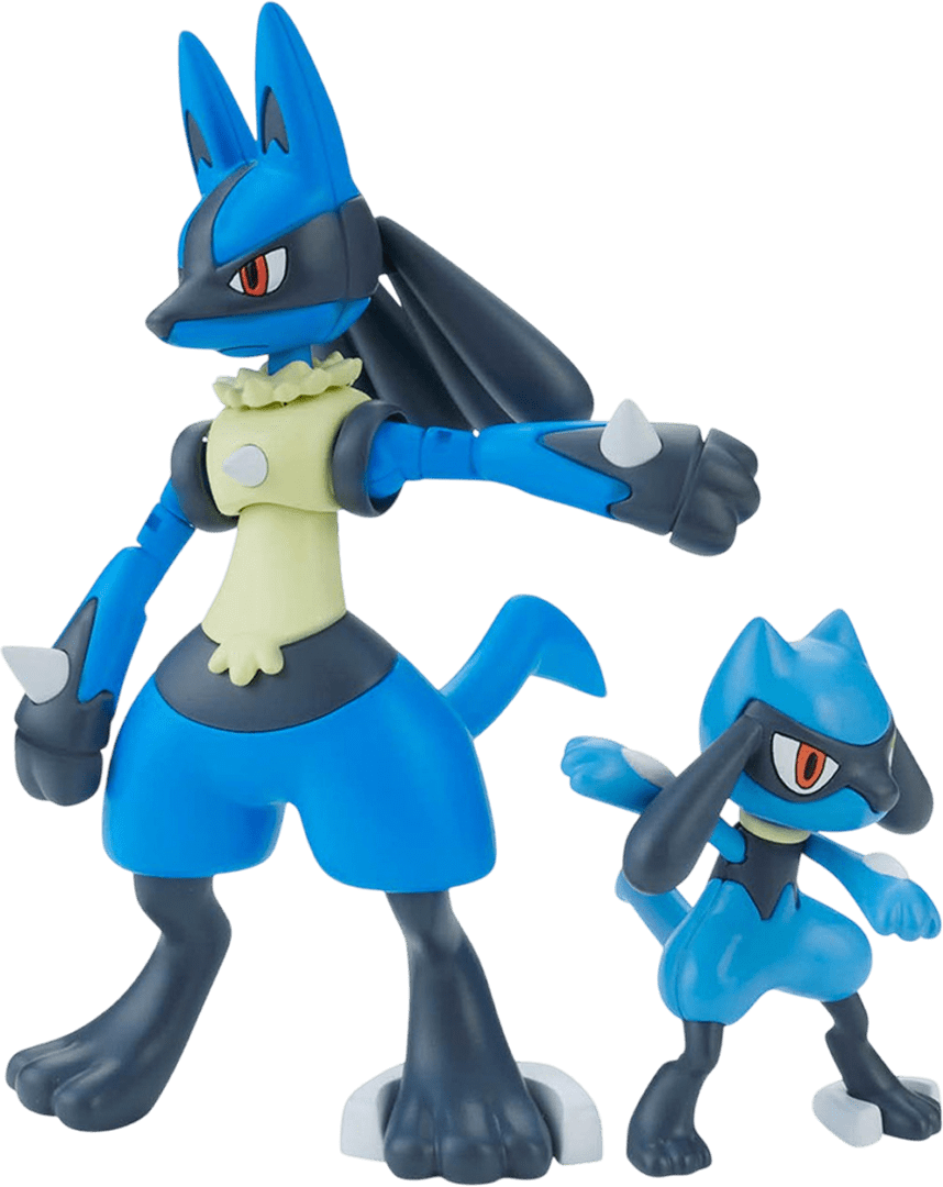 Model Kit Bandai Hobby Pokémon: Riolu & Lucario (JPN)2