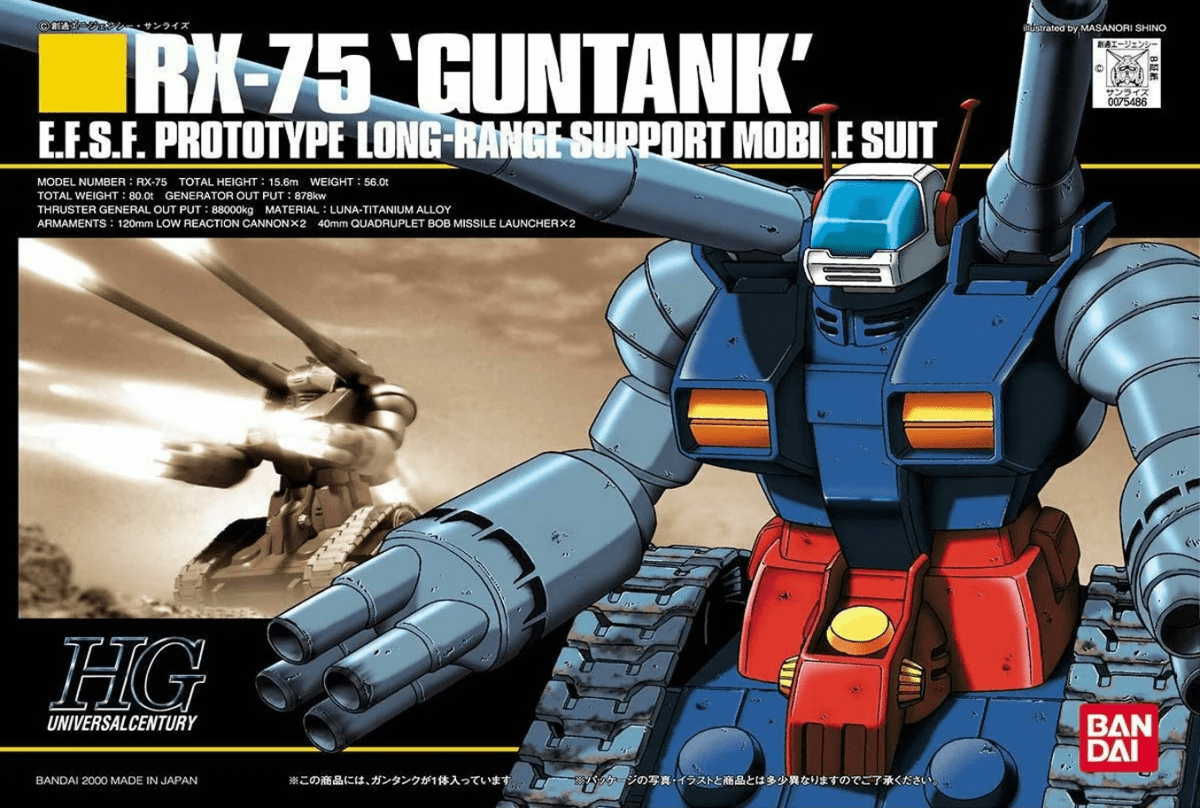 Model Kit Bandai HG: RX-75 Guntank 0