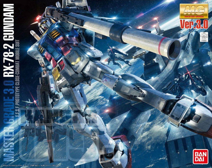 Model Kit Bandai Hobby MG: RX-78-2 Gundam 3.0 Ver. 1