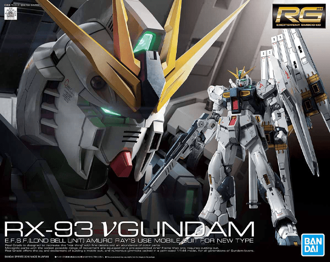 Model Kit Bandai Hobby RG: RX-93 V Gundam 0